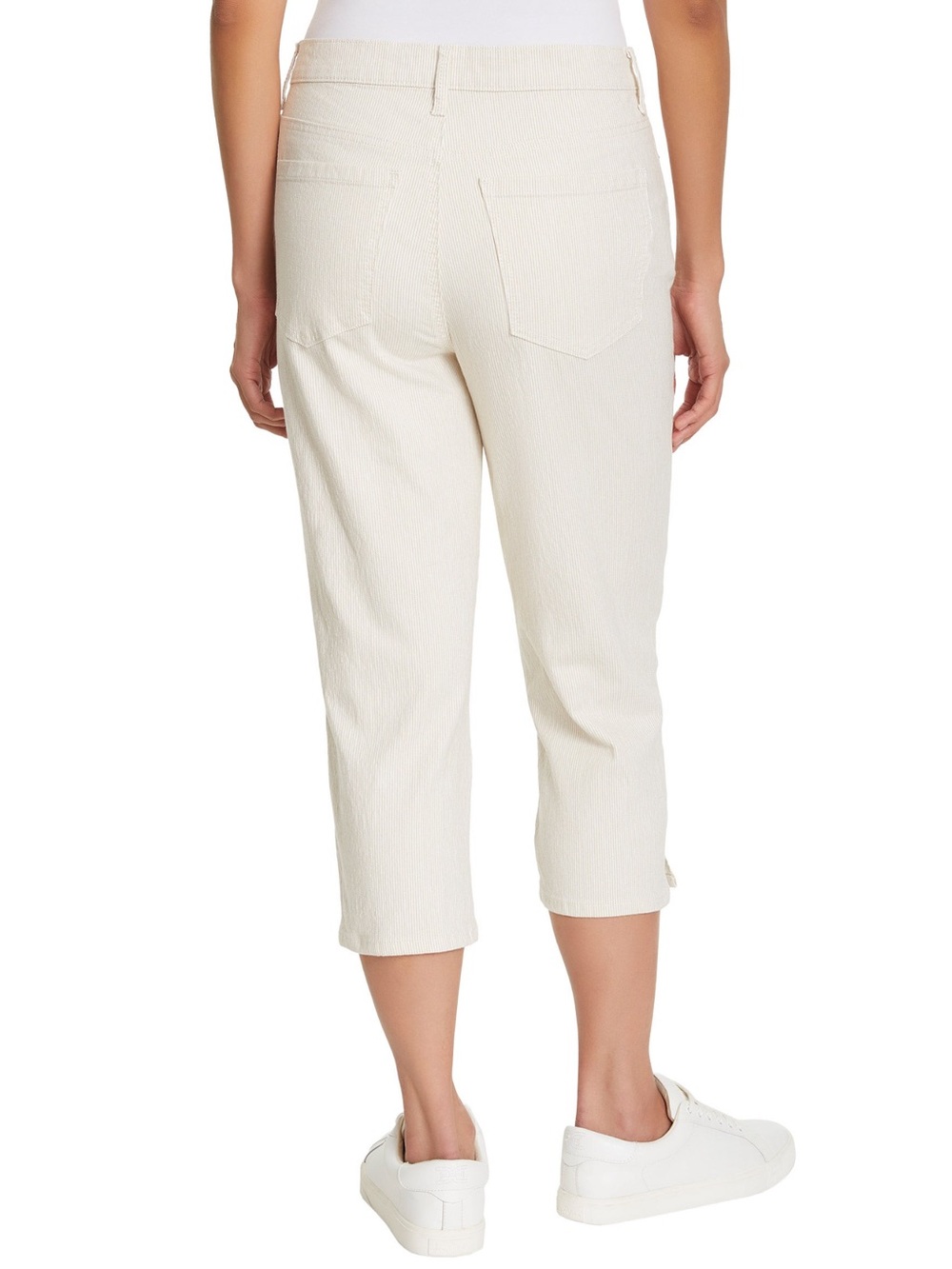 Gloria Vanderbilt Women’s Capri Multi Cream Cropped Capris Size 8 NWT - Picture 8 of 12